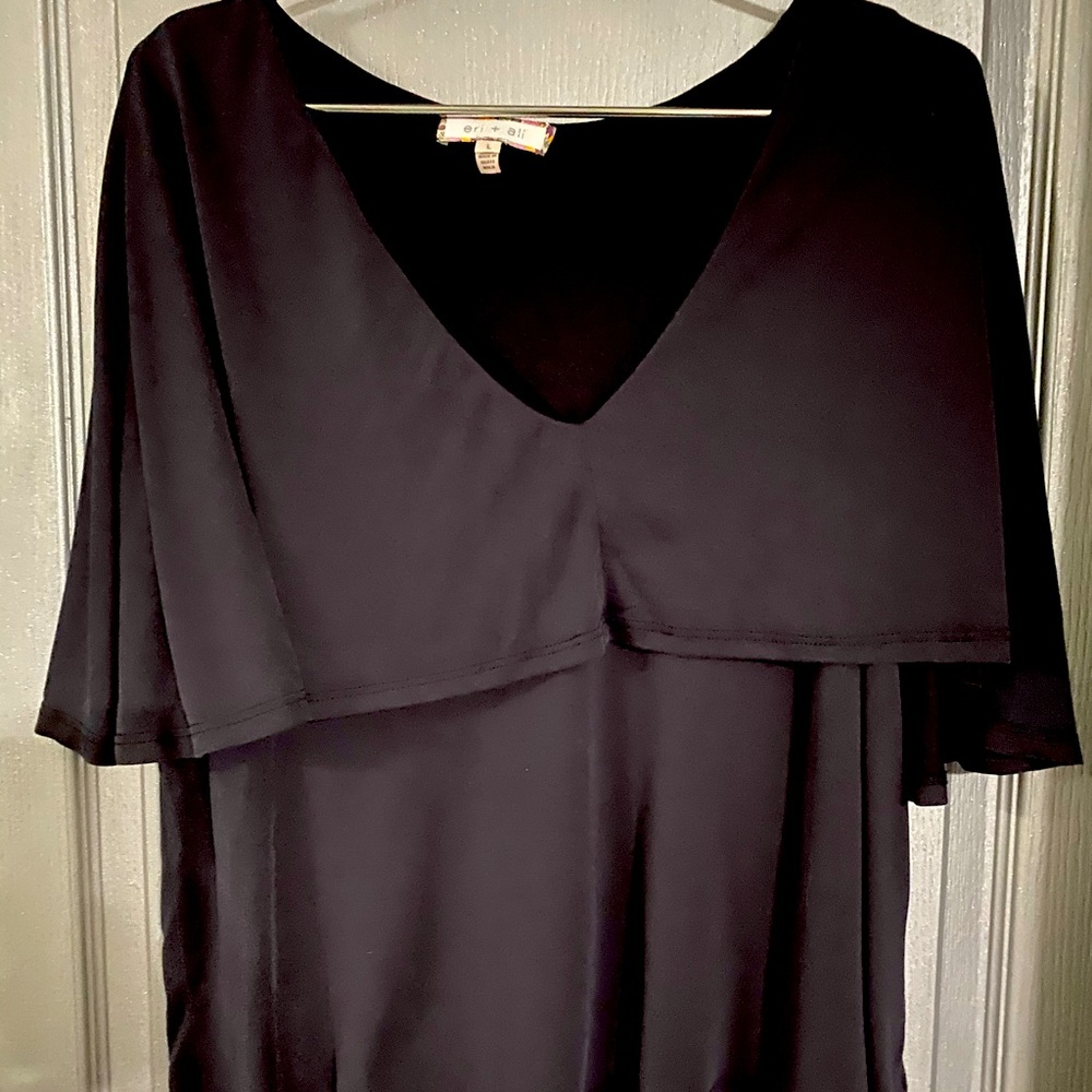 Black layered top